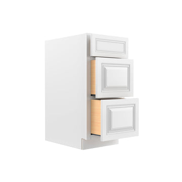 RTA - Park Avenue White - 3 Drawer Base Cabinet | 15