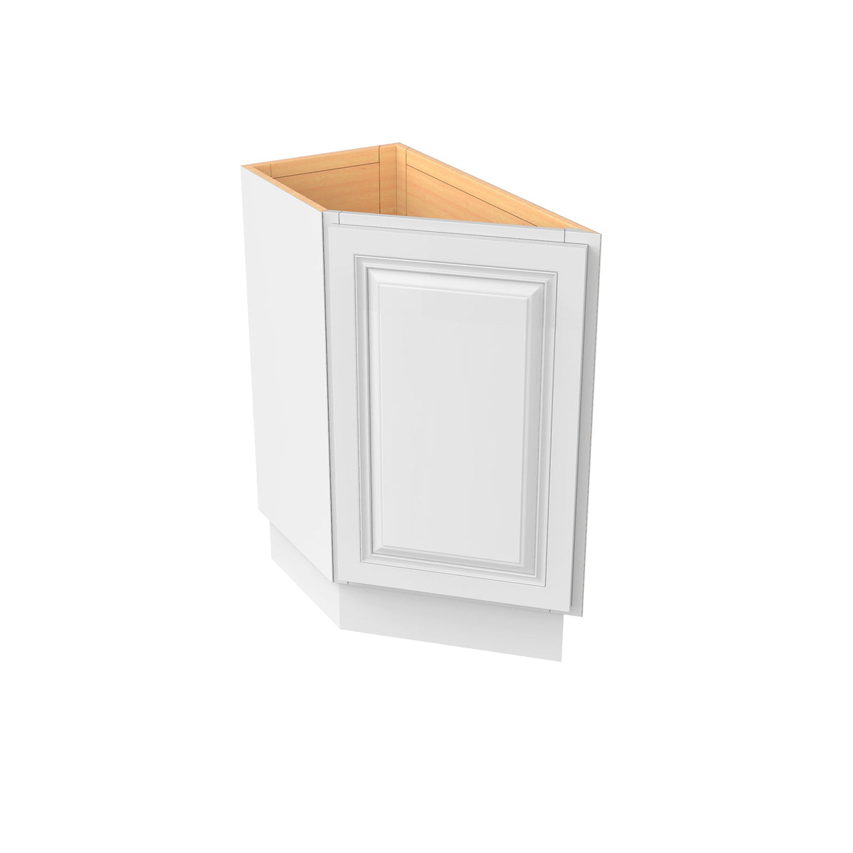 RTA - Park Avenue White - Angle Base End Cabinet | 12"W x 34.5"H x 24"D