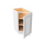 RTA - Park Avenue White - Angle Base End Cabinet | 12"W x 34.5"H x 24"D