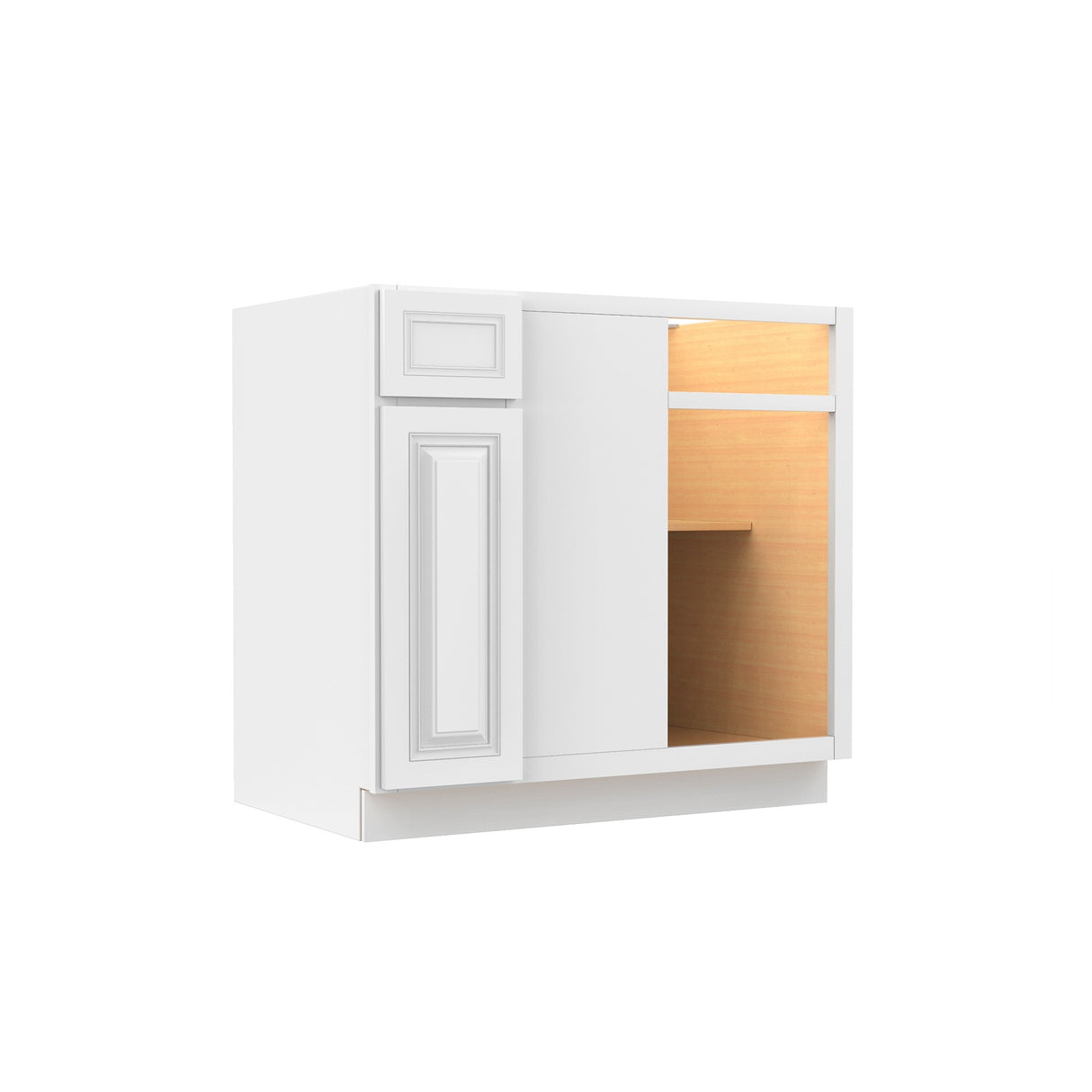 Park Avenue White - Blind Base Cabinet | 27" W x 34.5"H x 24"D