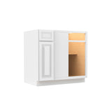 Park Avenue White - Blind Base Cabinet | 27" W x 34.5"H x 24"D