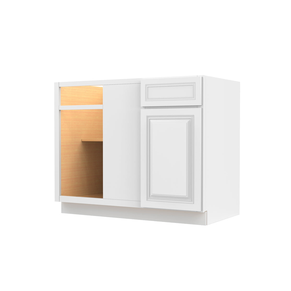 Park Avenue White - Blind Base Cabinet | 39" W x 34.5"H x 24"D