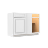 Park Avenue White - Blind Base Cabinet | 45" W x 34.5"H x 24"D