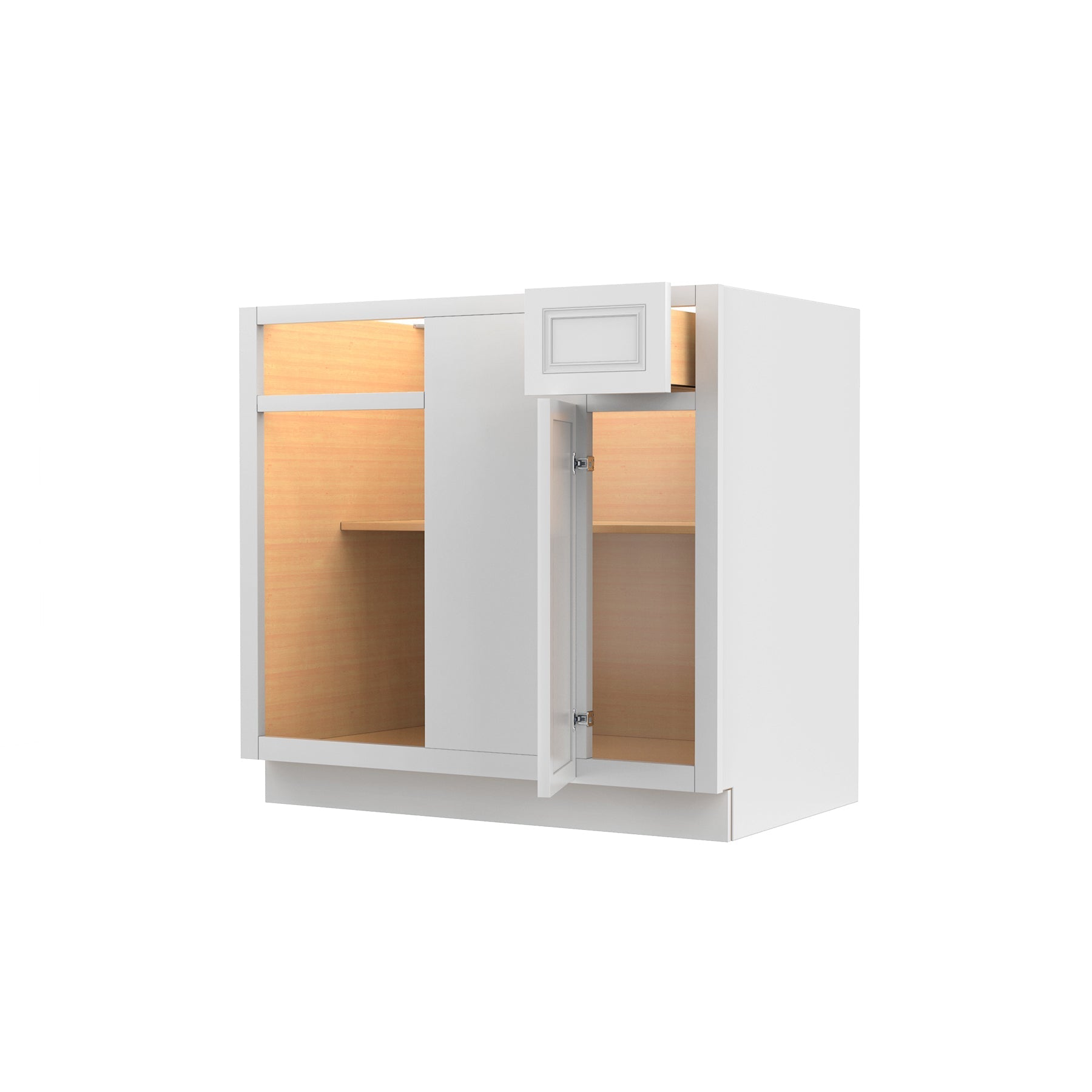 RTA - Park Avenue White - Blind Base Cabinet | 27"W x 34.5"H x 24"D