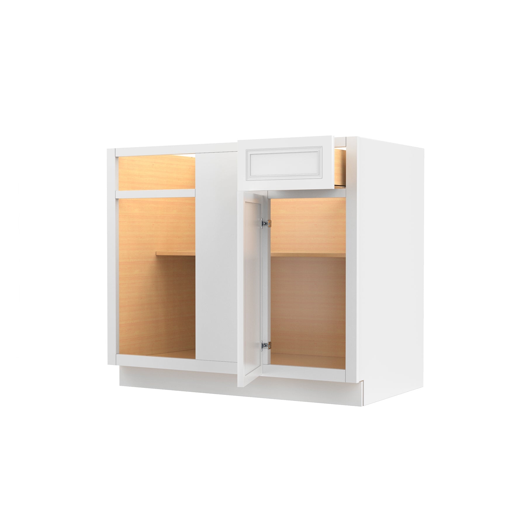 RTA - Park Avenue White - Blind Base Cabinet | 33"W x 34.5"H x 24"D