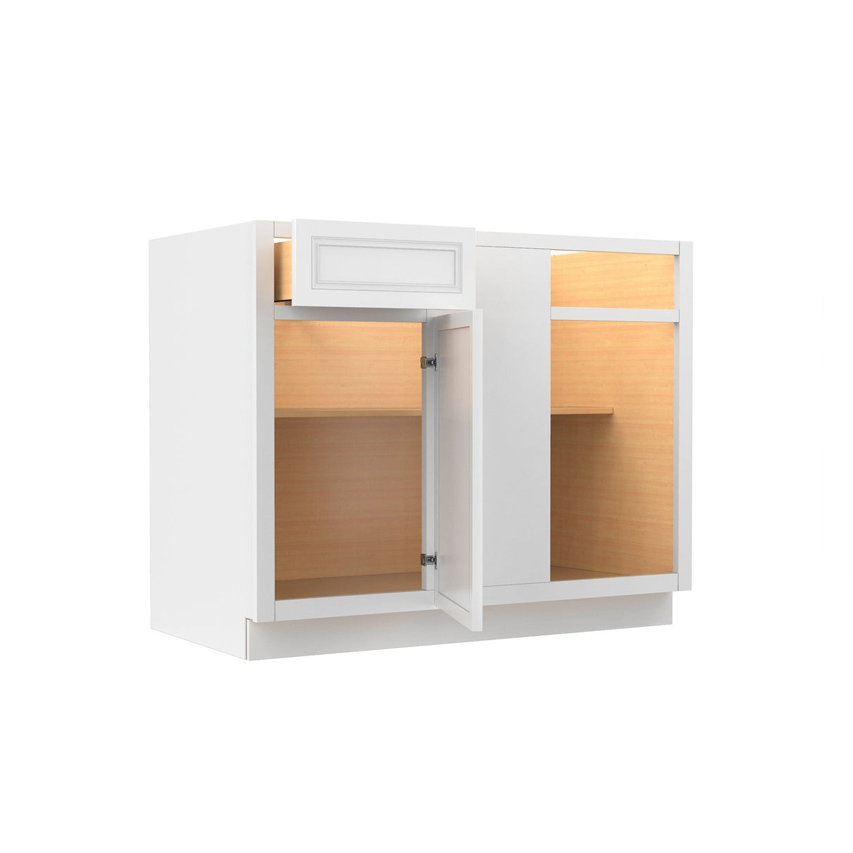 Park Avenue White - Blind Base Cabinet | 39" W x 34.5"H x 24"D