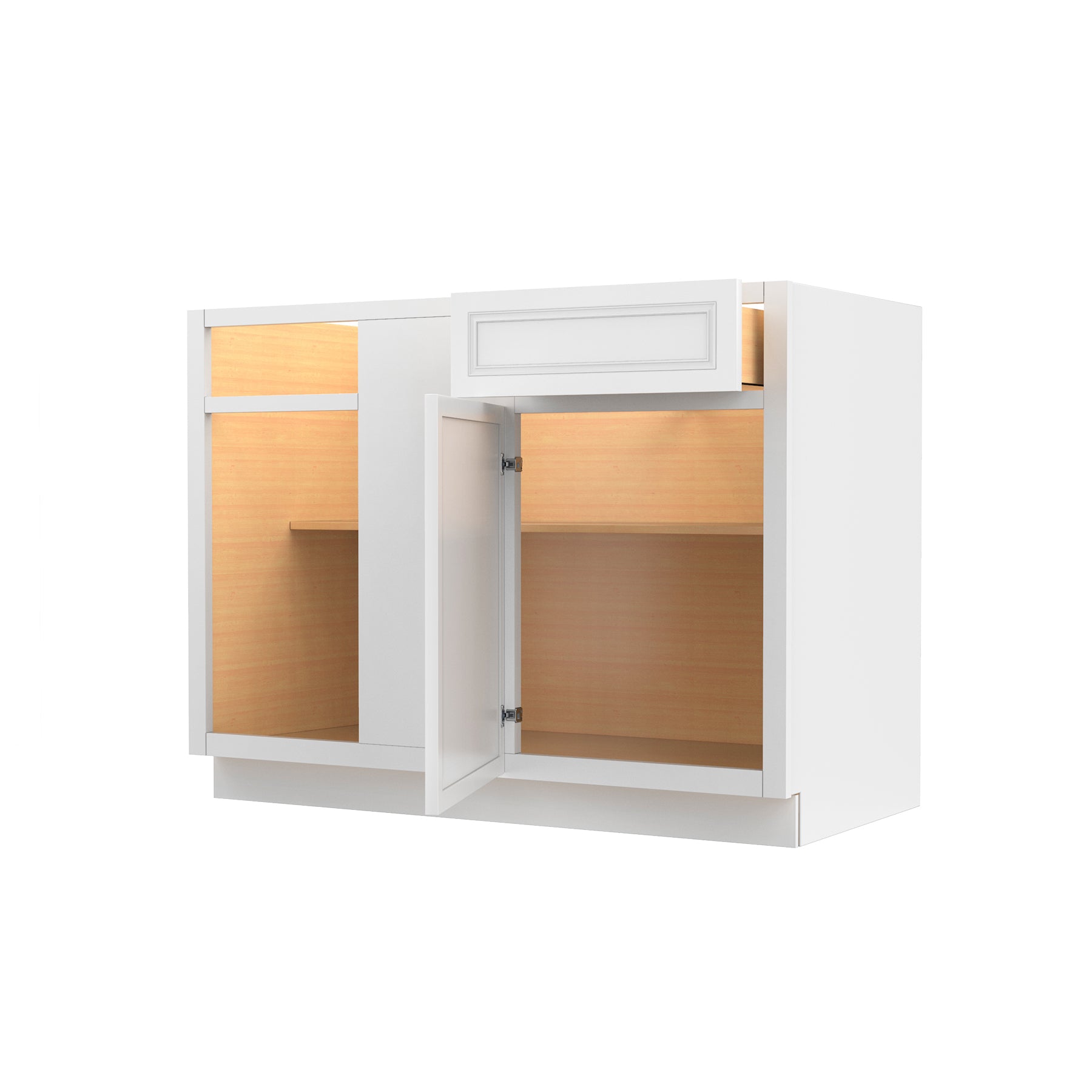 Park Avenue White - Blind Base Cabinet | 45" W x 34.5"H x 24"D