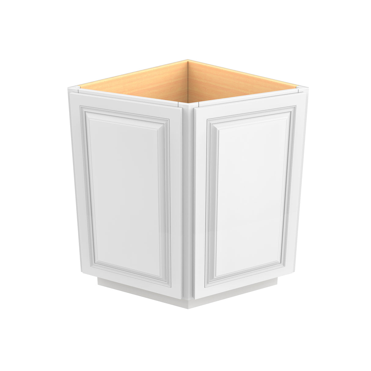 Park Avenue White - Base End Cabinet | 24"W x 34.5"H x 24"D