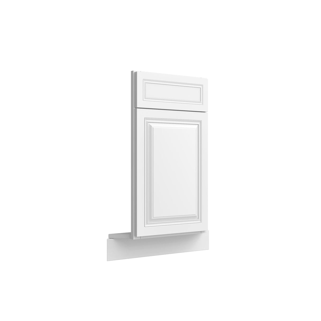 RTA - Park Avenue White - Diagonal Corner Sink Front | 36"W x 34.5"H x 24"D