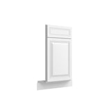 RTA - Park Avenue White - Diagonal Corner Sink Front | 36"W x 34.5"H x 24"D