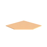 RTA - Park Avenue White - Diagonal Corner Sink Floor | 36"W x 34.5"H x 24"D
