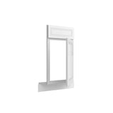 Park Avenue White - Diagonal Corner Sink Sink Front