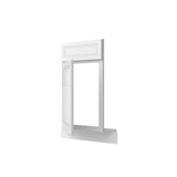 RTA - Park Avenue White - Diagonal Corner Sink Front | 36"W x 34.5"H x 24"D