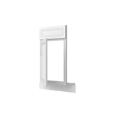 Park Avenue White - Diagonal Corner Sink Sink Front