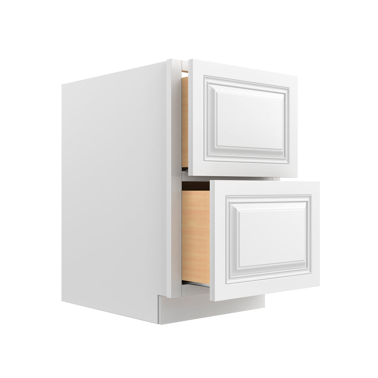 Park Avenue White - Desk Cabinet | 18"W x 28.5"H x 24"D