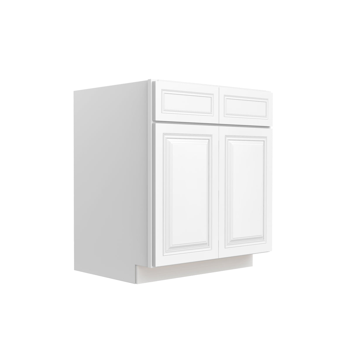 Park Avenue White - Ready to Assemble - 30"W X 34.5"H x 24"D - 2 Door Sink Base Cabinet - Tilt-Out Tray