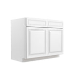 Park Avenue White - Sink Base Cabinet | 42"W x 34.5"H x 24"D