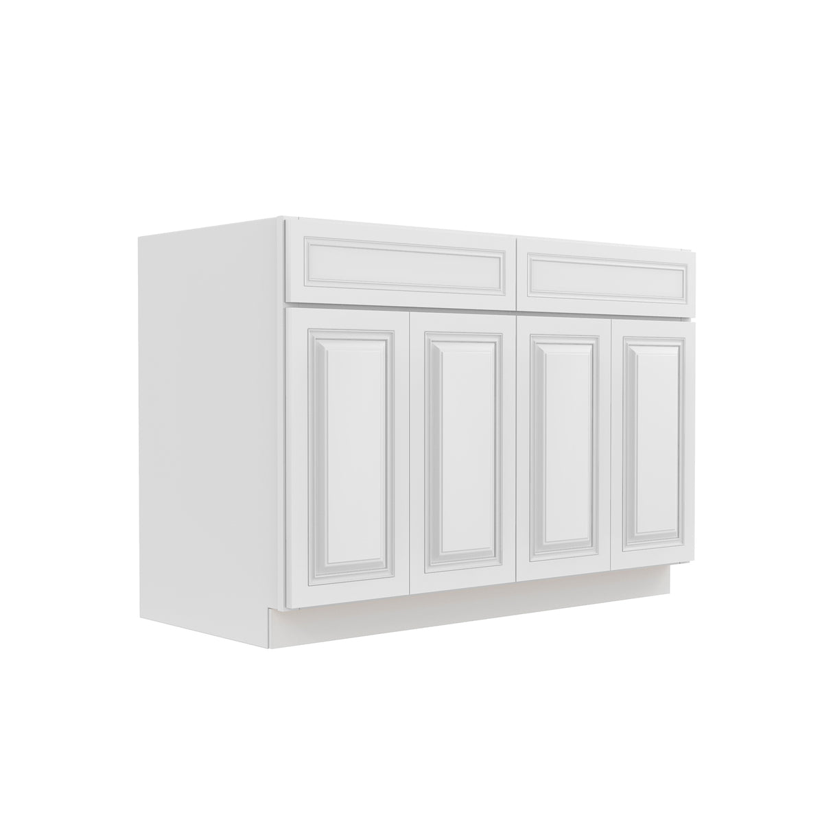 Park Avenue White - Sink Base Cabinet | 48"W x 34.5"H x 24"D