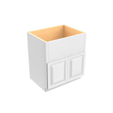 RTA - Park Avenue White - Double Door Farm Sink Base Cabinet | 30"W x 34.5"H x 24"D