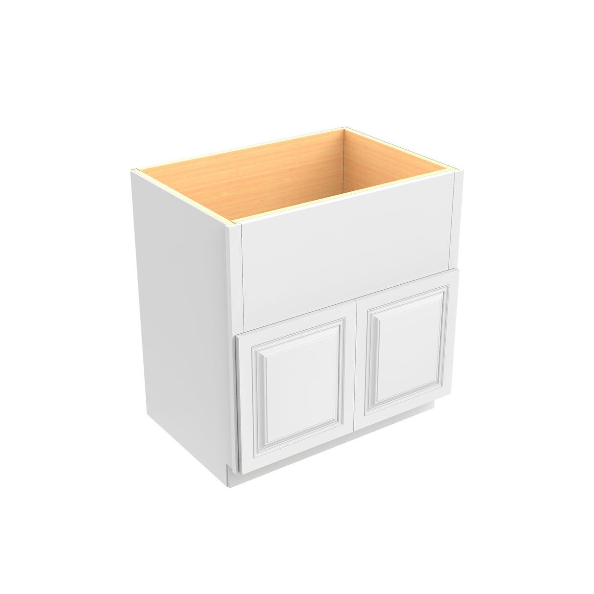 Park Avenue White - Handicap Removable Sink Base Cabinet | 33"W x 34.5"H x 24"D