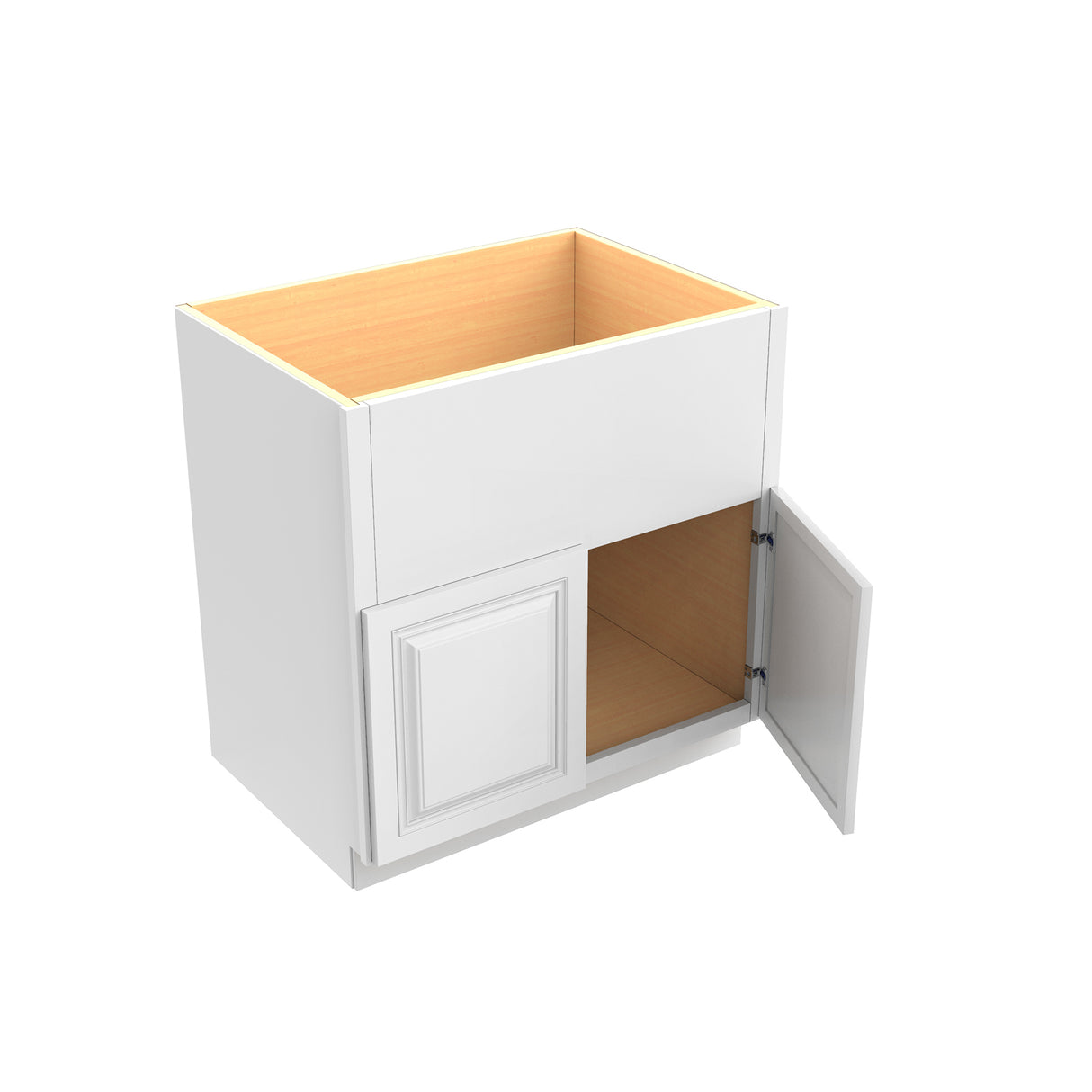 Park Avenue White - Handicap Removable Sink Base Cabinet | 33"W x 34.5"H x 24"D