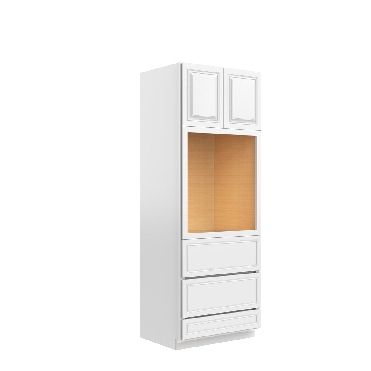RTA - Park Avenue White - Single Oven Cabinet | 30"W x 84"H x 24"D