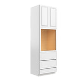 RTA - Park Avenue White - Single Oven Cabinet | 30"W x 90"H x 24"D