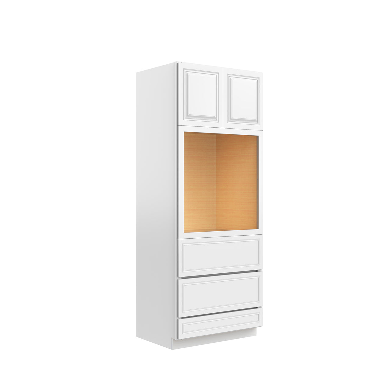Park Avenue White - Single Oven Cabinet | 33"W x 84"H x 24"D