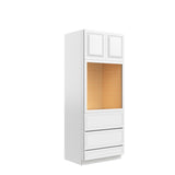 Park Avenue White - Single Oven Cabinet | 33"W x 84"H x 24"D