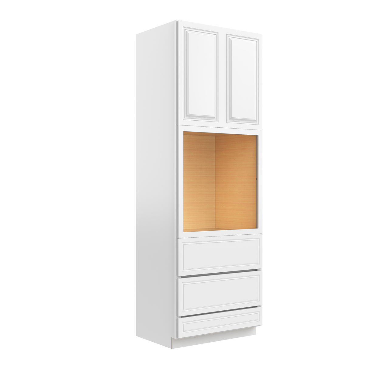 Park Avenue White - Single Oven Cabinet | 33"W x 96"H x 24"D