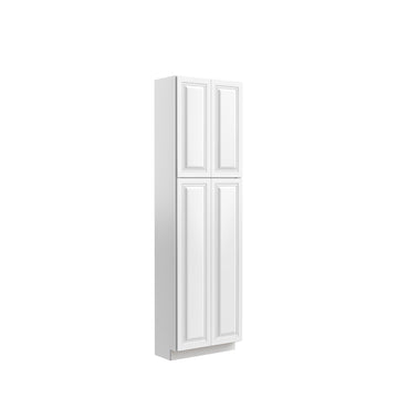 RTA - Park Avenue White - Double Door Utility Cabinet | 24