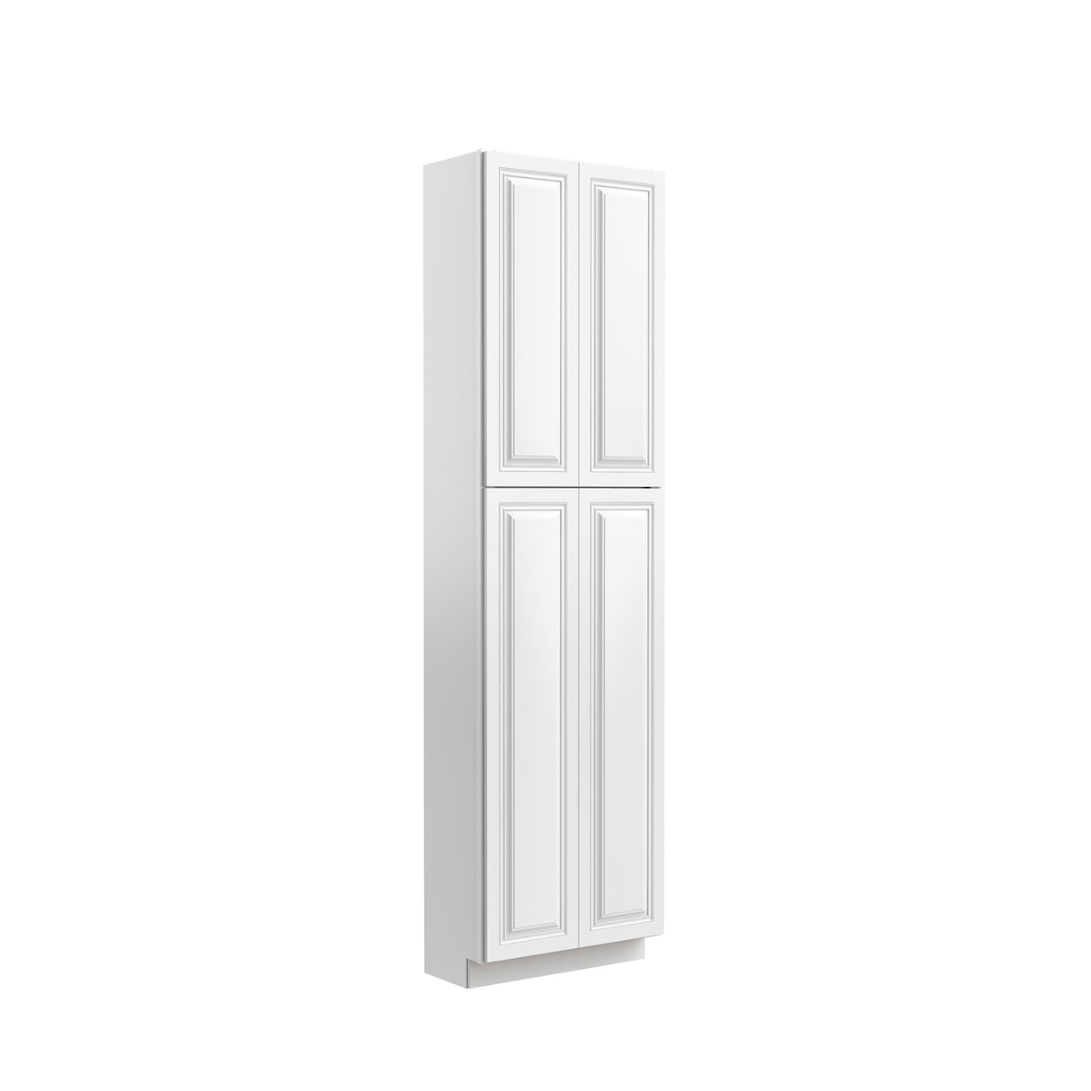 RTA - Park Avenue White - Double Door Utility Cabinet | 24"W x 90"H x 12"D