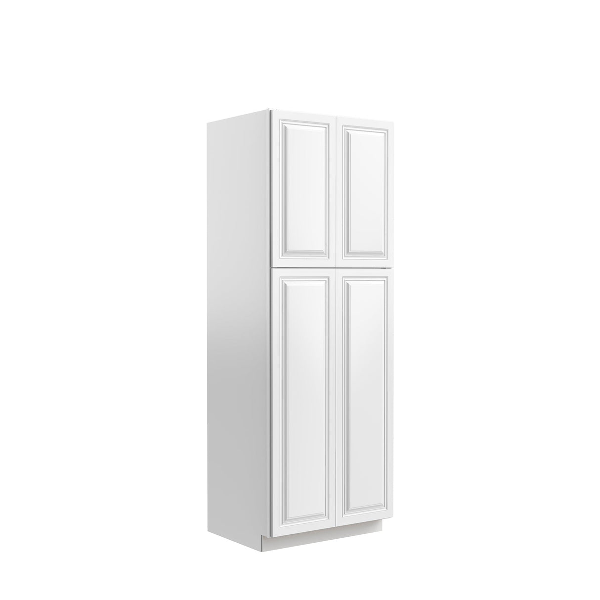 RTA - Park Avenue White - Double Door Utility Cabinet | 30"W x 84"H x 24"D