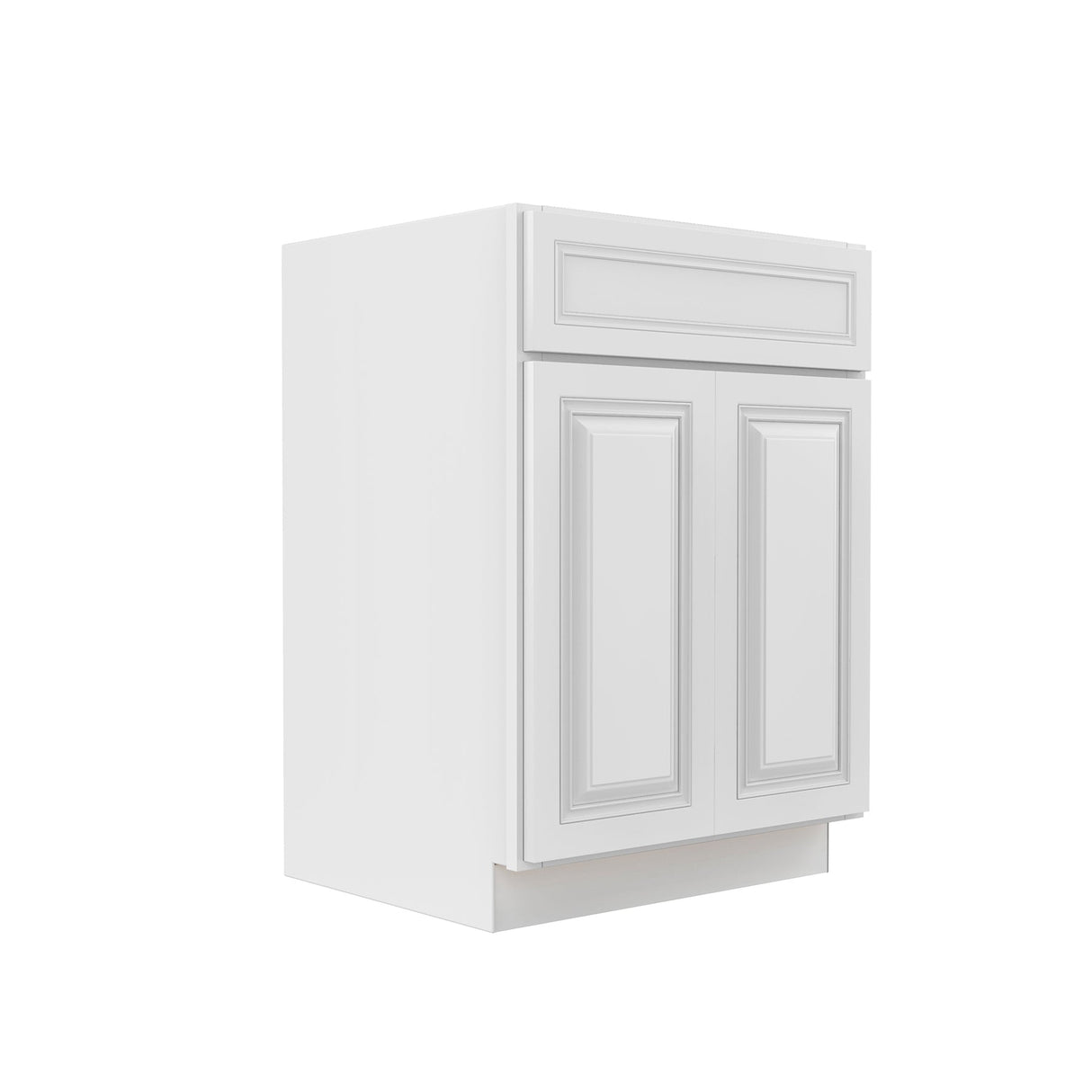 RTA - Park Avenue White - Double Door Vanity Sink Base Cabinet | 24"W x 34.5"H x 21"D