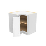 Park Avenue White - Square Corner Base Cabinet | 33"W x 34.5"H x 24"D