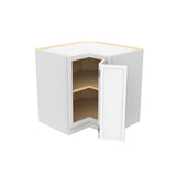 RTA - Park Avenue White - Easy Reach Corner Base Cabinet | 33"W x 34.5"H x 24"D