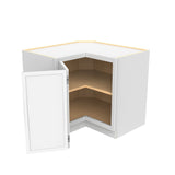 Park Avenue White - Square Corner Base Cabinet | 36"W x 34.5"H x 24"D