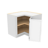 Park Avenue White - Square Corner Base Cabinet | 36"W x 34.5"H x 24"D