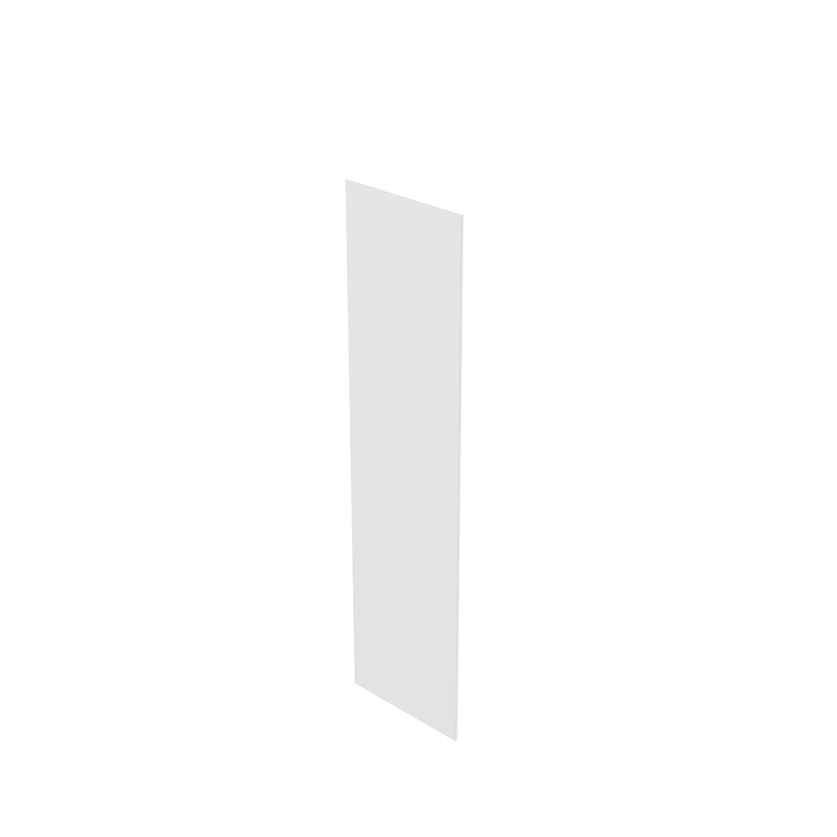 Park Avenue White - Base End Skin | 0.25"W x 34.5"H x 23.25"D