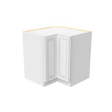 RTA - Park Avenue White - Lazy Susan Corner Base Cabinet | 33"W x 34.5"H x 24"D