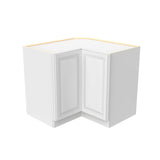 RTA - Park Avenue White - Lazy Susan Corner Base Cabinet | 36"W x 34.5"H x 24"D