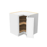 Park Avenue White - Lazy Suzan Corner Base Cabinet | 33"W x 34.5"H x 24"D