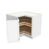 Park Avenue White - Lazy Suzan Corner Base Cabinet | 36"W x 34.5"H x 24"D