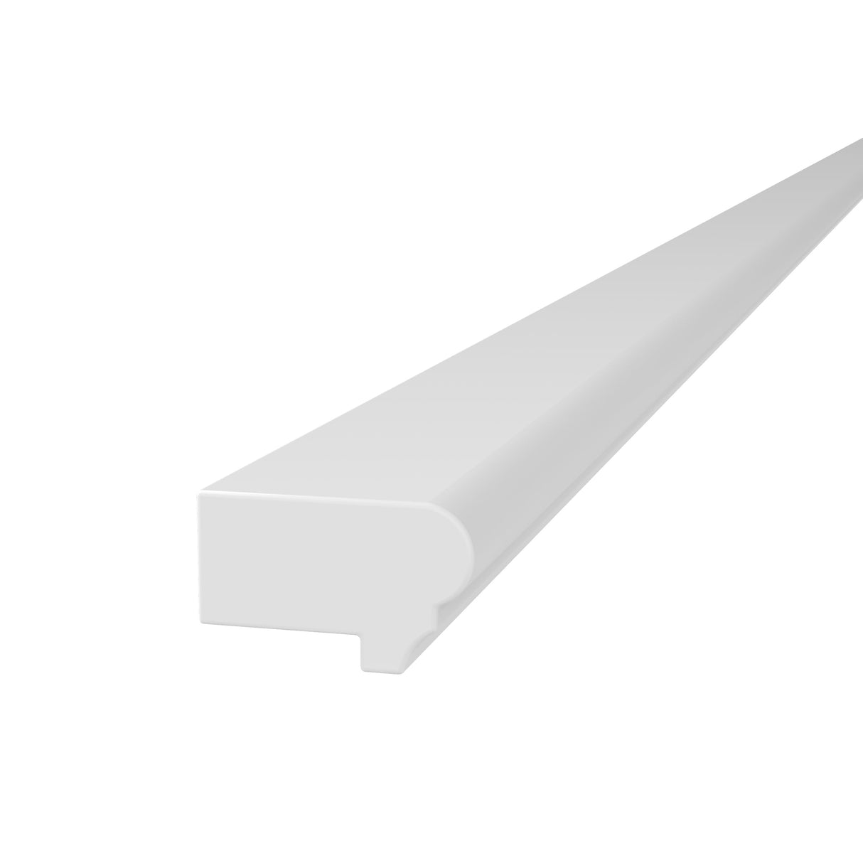 RTA - Park Avenue White - Light Rail Molding | 96"W x 1.125"H x 1.5"D