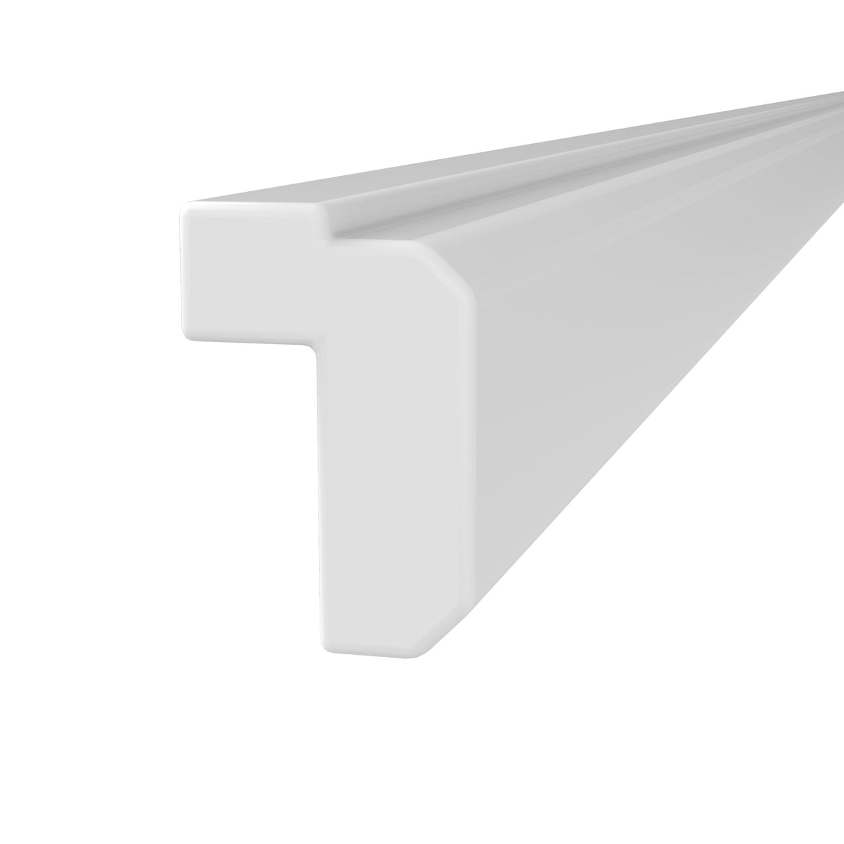 RTA - Park Avenue White - Light Rail Molding | 96"W x 2.25"H x 1.5"D
