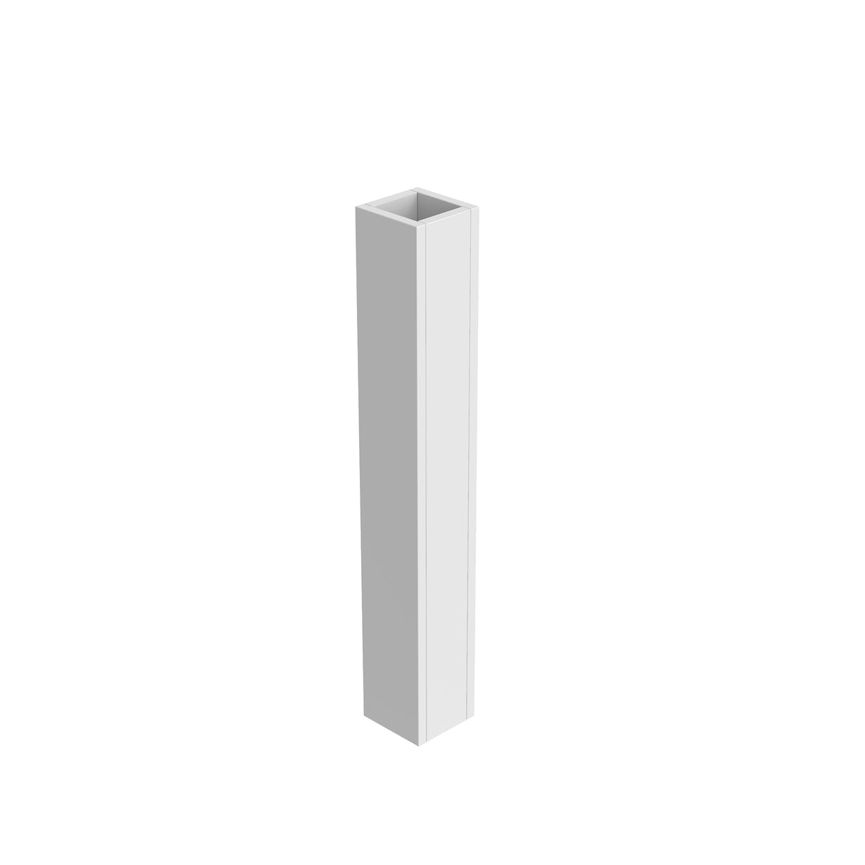 Park Avenue White - Large Post C | 5"W x 34.5"H x 5"D