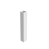 Park Avenue White - Large Post C | 5"W x 34.5"H x 5"D