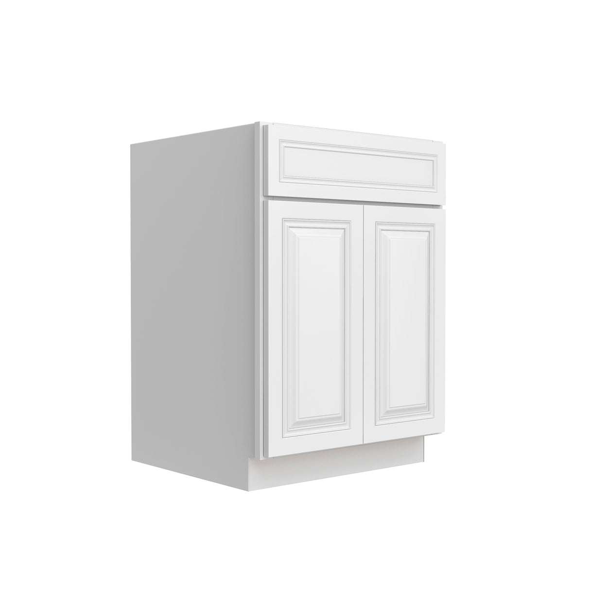 Park Avenue White - Sink Base Cabinet | 24"W x 34.5"H x 24"D