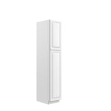 Park Avenue White - Utility Cabinet | 15"W x 84"H x 24"D
