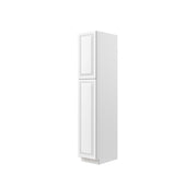 Park Avenue White - Utility Cabinet | 15"W x 84"H x 24"D